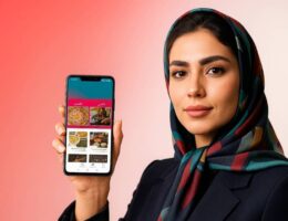 ایده کسبوکار زنانه، زن ایرانی مدیر و مصمم مشغول برنامهریزی کسبوکار خانگی