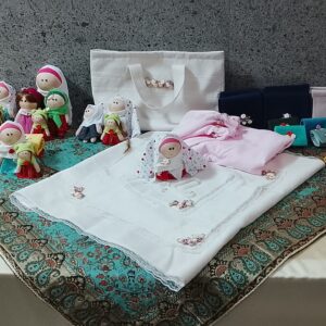 دوخت و دوز اکسسوری عروسک جاکلیدی وکیف